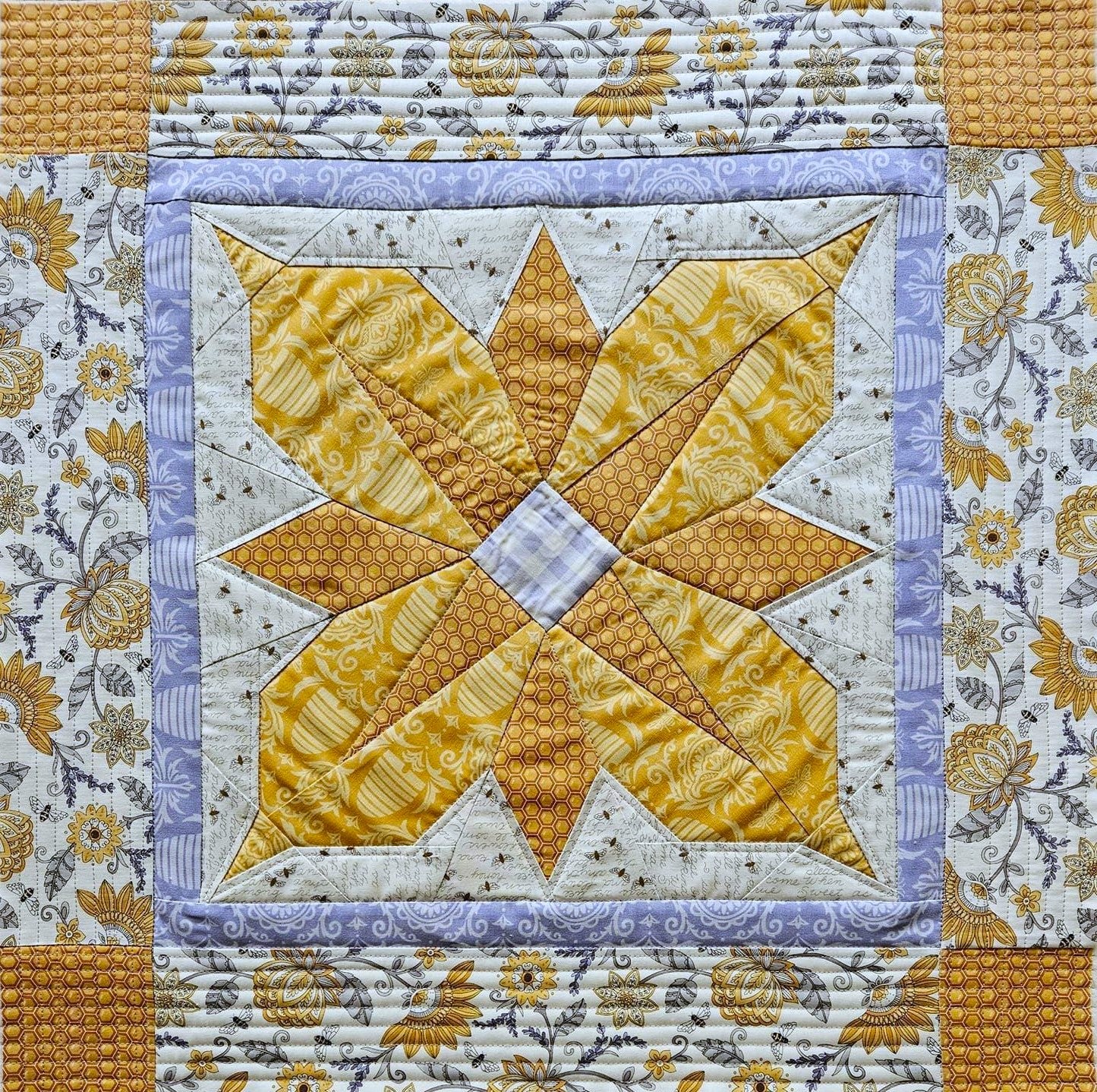 Summer Flower Table Square Pattern