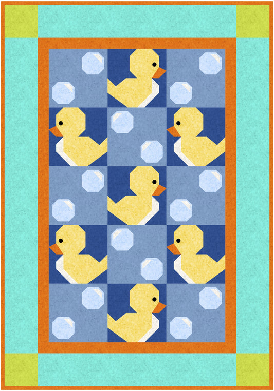 Bubble Bath Crib Size Quilt Pattern