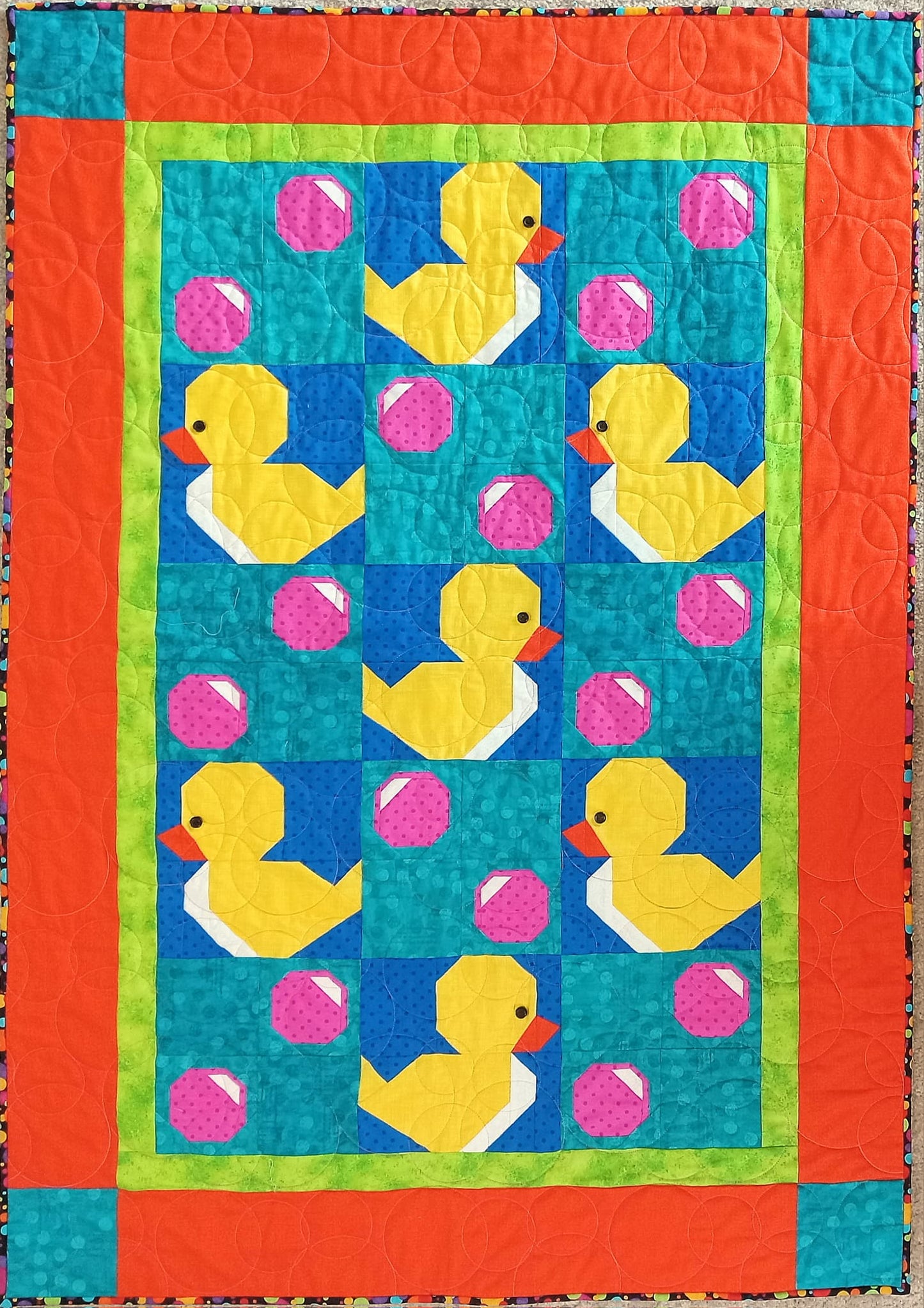 Bubble Bath Crib Size Quilt Pattern