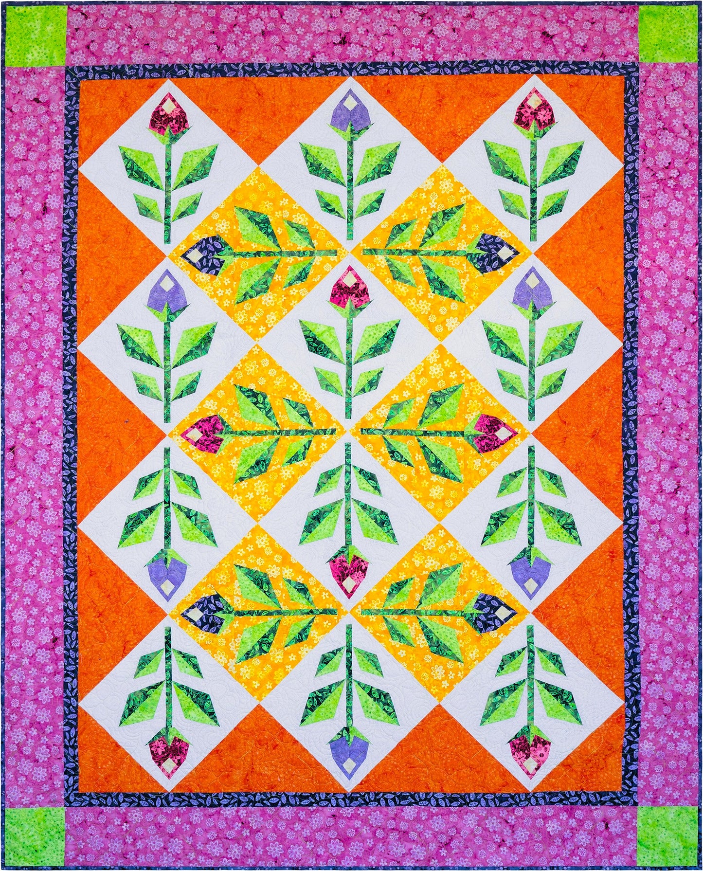 Bed of Roses quilt pattern