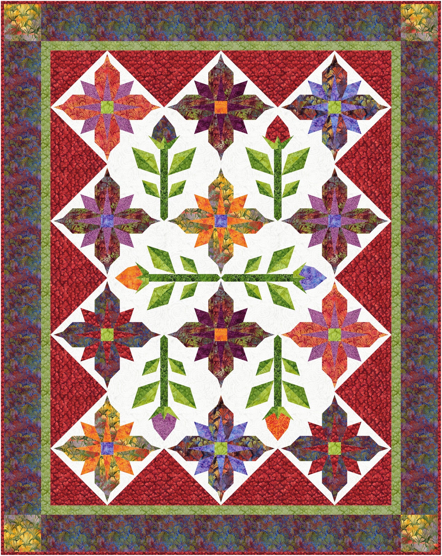 Flower Shoppe Quilt pattern